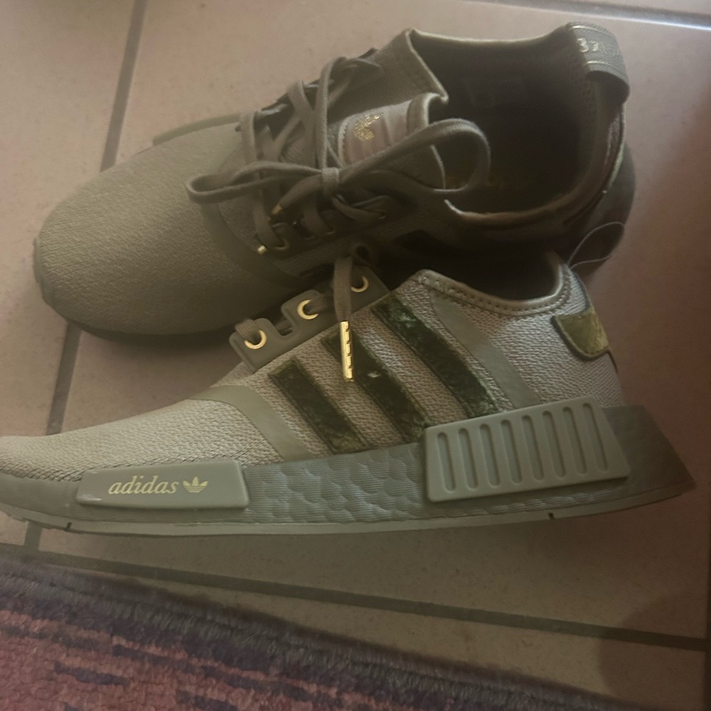adidas Kids Olive Green NMD-Style Sneakers